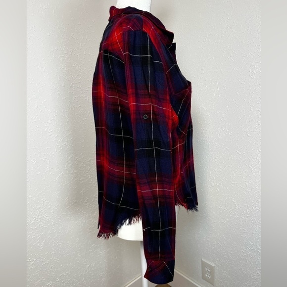 Cloth & Stone Vibrant Plaid Button Down Shirt - Picture 2 of 6